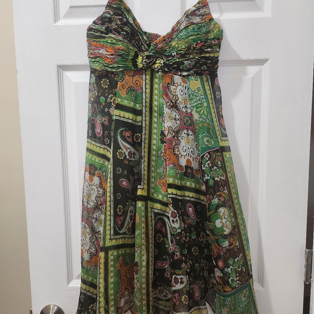 Sue Wong Silk Summer Dress